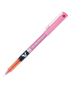 Stylo feutre pointe tubulaire Pilot BX-V5 pointe fine rose