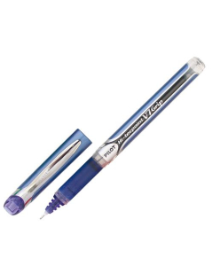 Stylo feutre pointe tubulaire Pilot V7 Grip pointe 0,5 mm bleue