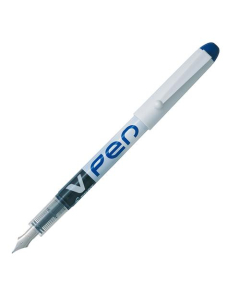 Stylo plume V-Pen jetable bleu