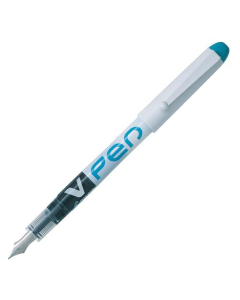 Stylo plume V-Pen jetable turquoise