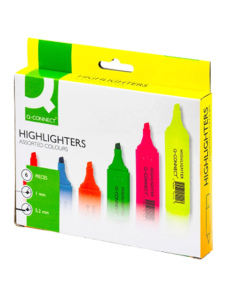 Pochette de 6 surligneurs Eco - Coloris assortis