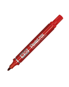 Marqueur permanent Pentel Pen N 50 pointe ogive rouge