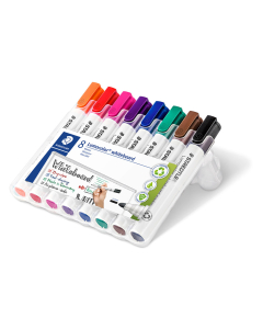 8 x marqueurs 351 - Pointe ogive 2 mm - Assortis