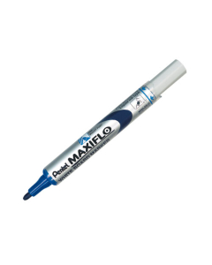 Marqueur pour tableaux blancs Pentel Maxiflo pointe ogive bleu