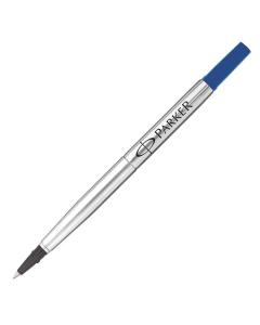 Recharge pour stylos feutres roller pointe moyenne bleue Parker
