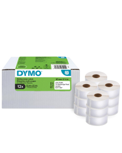 12 x 1000 étiquettes multi-usages amovibles blanches - 11354 - 32 x 57 mm