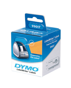 Boîte de 1 rouleau de 220 étiquettes dossier suspendu pour titreuse Dymo 5 x 1,2cm