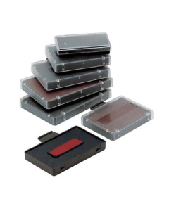 Cassette d'encrage pour appareils à plaques caoutchouc - type 6/4750 - rouge