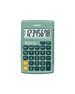 Calculatrice Casio petite FX verte
