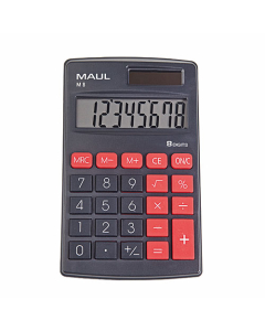 Calculatrice de poche Maul M 8 chiffres - Noir