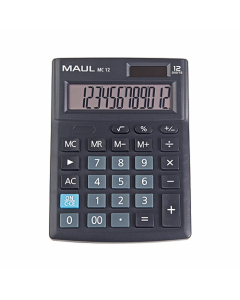 Calculatrice de poche Maul MC12 noire