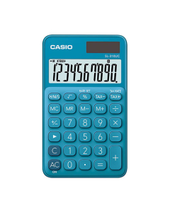Calculatrice de poche Casio SL-310UC bleue