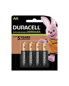 Blister de 4 piles rechargeables Duracell HR06