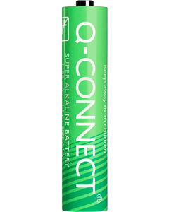 Piles alcalines Q-Connect LR03 AAA - Blister de 20