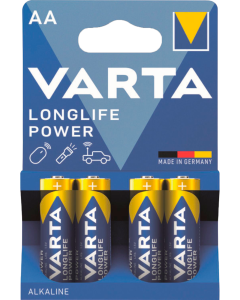 Blister de 4 piles Longlife Varta LR6
