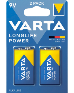 Blister de 2 piles Longlife Varta 6LR61