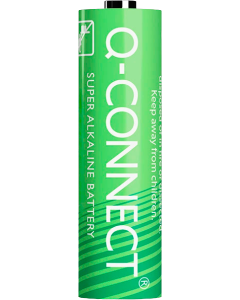 Piles alcalines Q-Connect LR03 AAA - Blister de 4