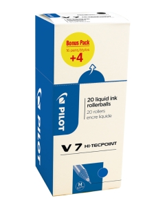 V7 value pack 16+4 rollers bleu