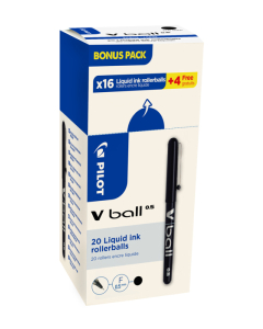 V-ball fin value pack 16+4 rollers noir