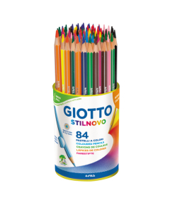 Stilnovo pot 84 crayons couleurs assortis