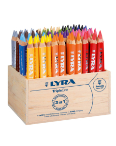 Triple one classpack 96 crayons couleurs assortis