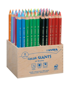 Couleurs géantes classpack 96 crayons couleurs assortis