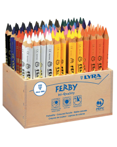 Ferby classpack 96 crayons couleurs assortis