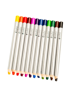 12 crayons couleurs gros modele 3en1 coloris assortis