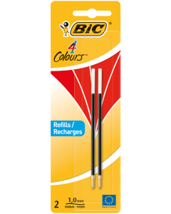 Bic 4 couleurs 2 recharges rouge