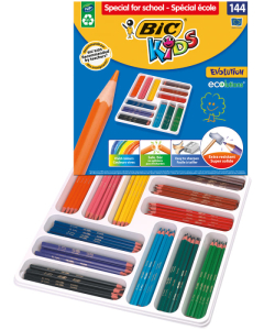 Kids évolution classpack 144 crayons couleurs assortis