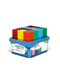 Turbo maxi schoolpack 108 feutres coloris assortis