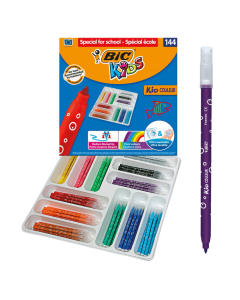 Kids couleur classpack 144 feutres coloris assortis