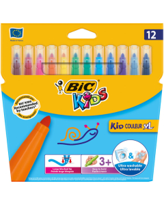 Kids couleur xl 12 feutres coloris assortis