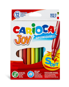 Carioca joy 12 feutres coloris assortis