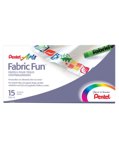 fabric fun 15 pastels pour tissus coloris assortis
