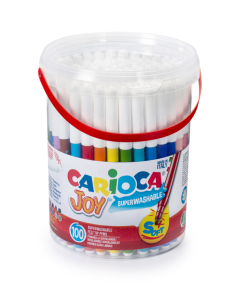 Carioca joy pot 100 feutres coloris assortis