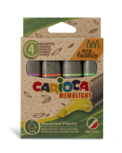 Carioca eco 4 surligneurs assortis