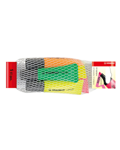 Stabilo neon 5 surligneurs coloris assortis