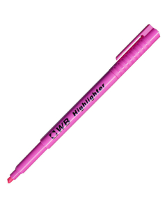 surligneur fin coloris rose