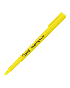 surligneur fin coloris jaune
