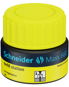 Maxx 660 recharge encre jaune pour surligneur job 150