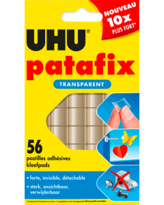 Patafix double face transparent 56 pastilles