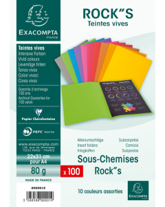 100 sous-chemises coloris vifs