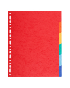 intercalaires maxi carte recyclee 220g 6 positions