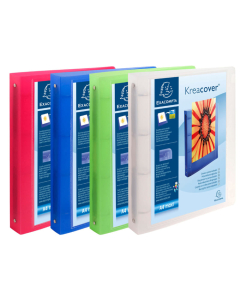 Kréacover classeur personnalisable a4 d40 coloris assortis