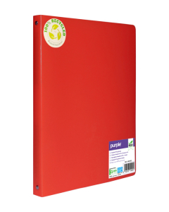 Eco-green classeur pp recyclé 32x25 d20 coloris rouge