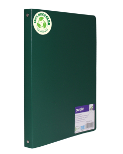 Eco-green classeur pp recyclé 32x25 d20 coloris vert