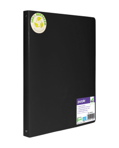 Eco-green classeur pp recyclé 32x25 d20 coloris noir