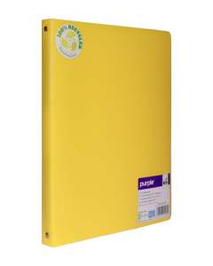 Eco-green classeur pp recyclé 32x25 d20 coloris jaune