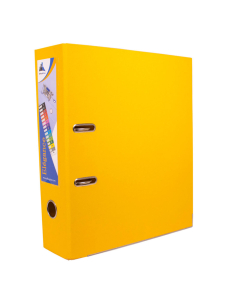 classeur a levier dos 75mm pp exterieur / pp interieur jaune